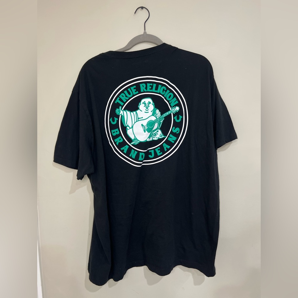True Religion Black Cotton Tee